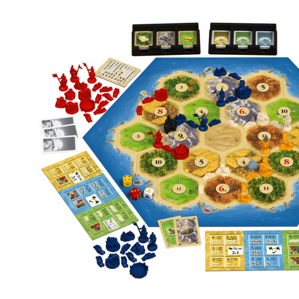 Catan udvidelse - byer og riddere - braetspil (2)