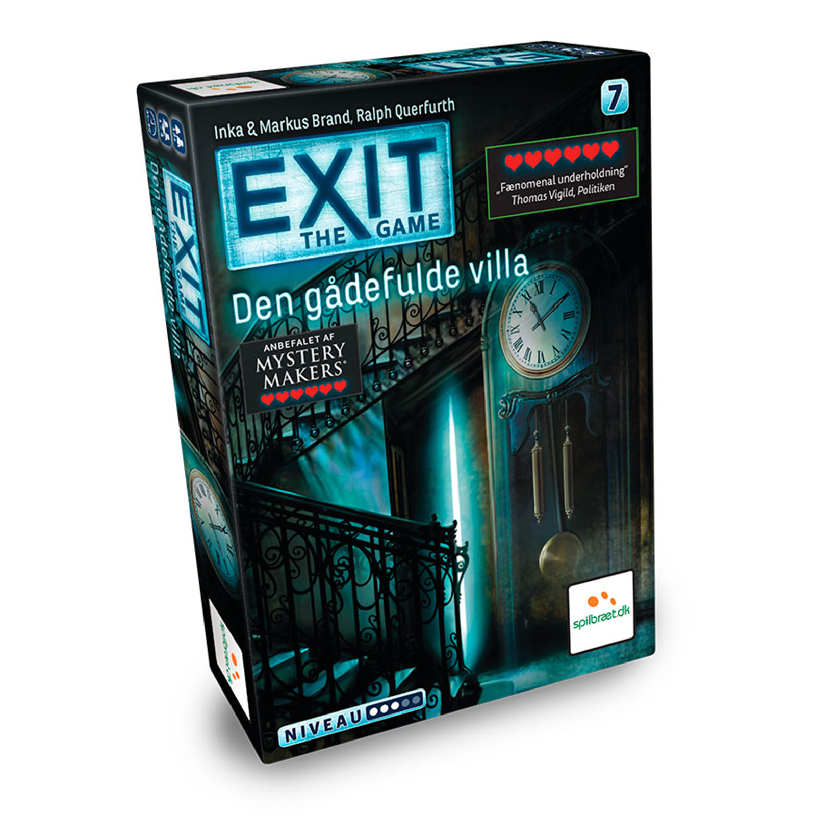 EXIT - Den Gådefulde Villa - Brætspil inspireret af Escape Room