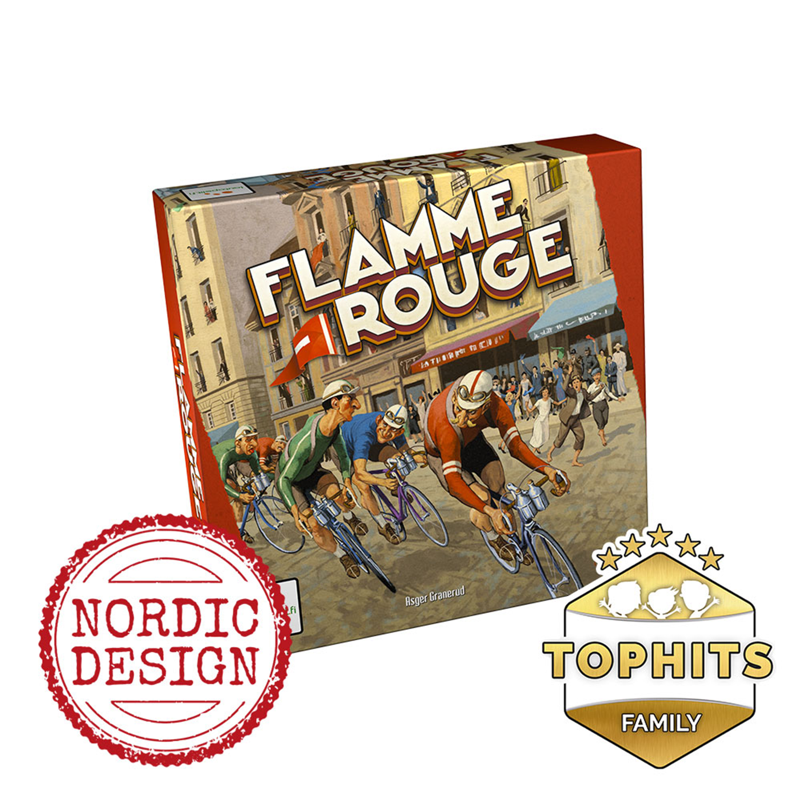 Se Flamme Rouge (Dansk) - Racing Game hos Lad-os-Spille.dk