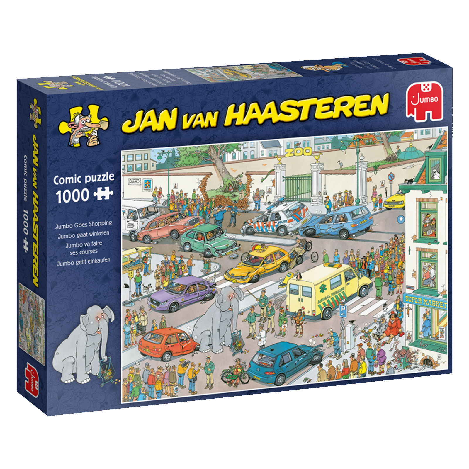 Se Jan van Haasteren - Jumbo på indkøb (1000 brikker) hos Lad-os-Spille.dk