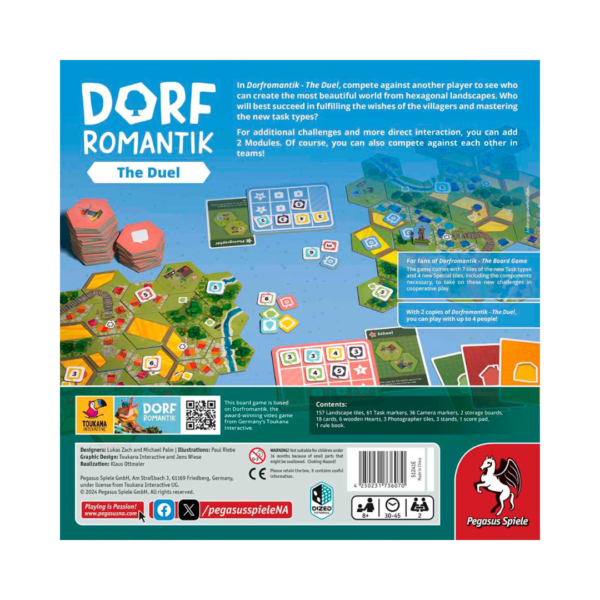 Dorfromantik the duel - braetspil - selskabsspil