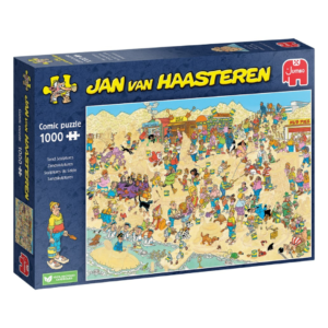 Jan van Haasteren - sand skulpturen - 1000 brikker - puslespil