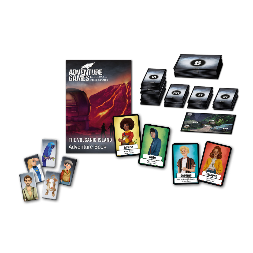 Adventure Games The Volcanic Island - mysteriespil - escape room spil