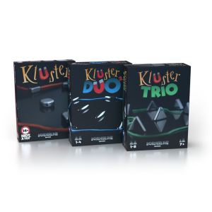 Kluster - Kluster Duo - Kluster Trio - magnetspil - selskabsspil - familiespil