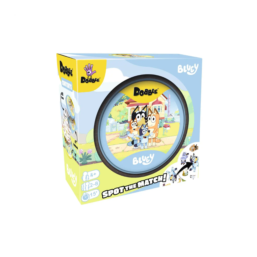 Dobble Bluey - kortspil - boernespil - hurtige spil - rejsespil - pocket games - spil med tv- og filmfigurer (3)